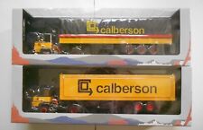 LOT BERLIET TR280 + RENAULT R310 SEMI-REMORQUES CALBERSON ODEON 1/43