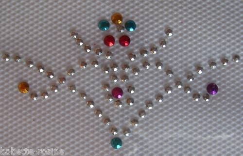Patch applique strass cristal - applique,