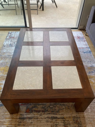 Table basse design - table, teck