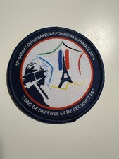 Ecusson Patch Rondache Pompier