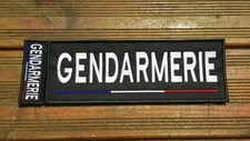 Pack 2 Bandes d'identification gendarmerie 28x10cm