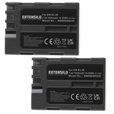 2 Batteries pour Nikon D300 D200 D300s D700 D70 D50 D100 D70s D80 1900mAh 7,4V