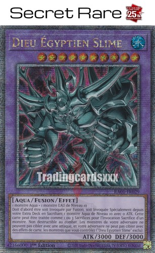 Dieu égyptien slime - yu-gi-oh!,