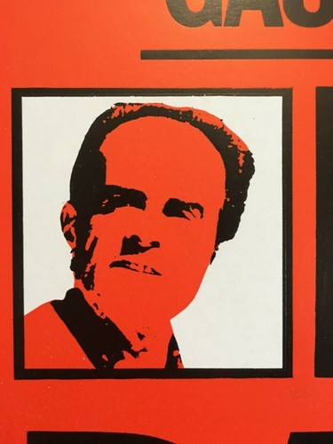 Affiche publicité politique