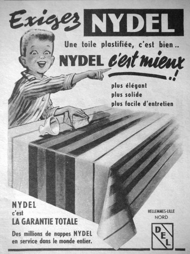 Publicité nappes nydel est - publicitÉ,