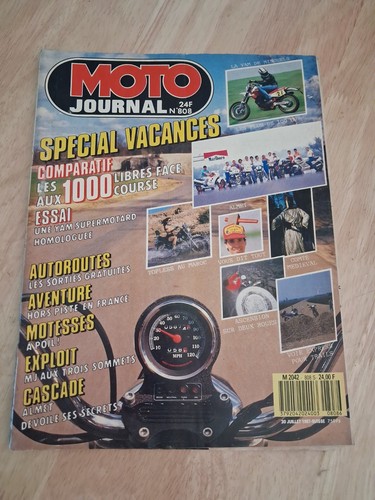 Moto journal 1987 808 yamaha - moto,