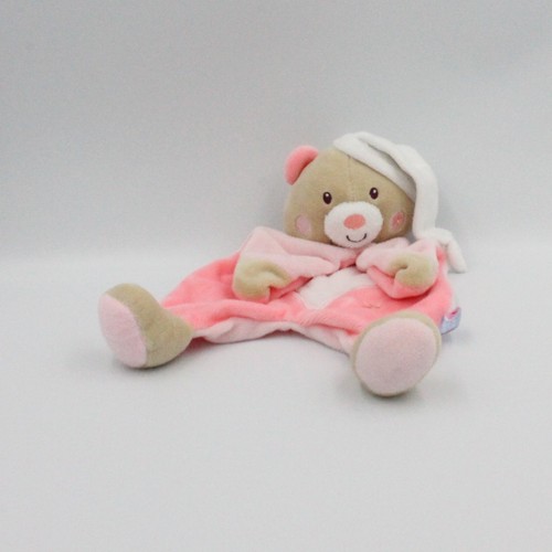 Doudou plat ours - , beige
