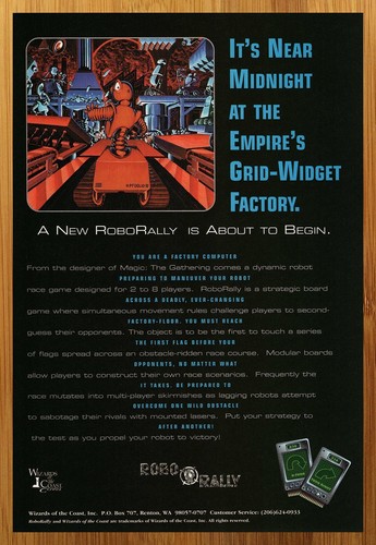 1994 robo rally board game - 1994,