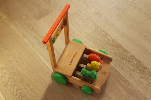 Tyrol town wooden walker - wooden, toy