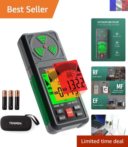 Détecteur emf portable - détecteur, 3-en-1