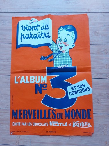 Affiche publicitaire chocolats - publicitaire,