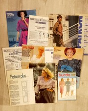 6 patrons de couture vintage