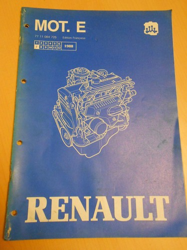 Manuel réparation moteur - manuel, ess