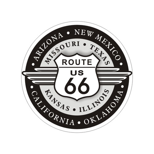 Sticker plastifié route road - route,