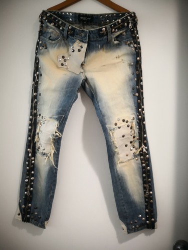 Adele fado women studded jeans - adele,