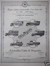 PUBLICITÉ AUTOMOBILES COTTIN