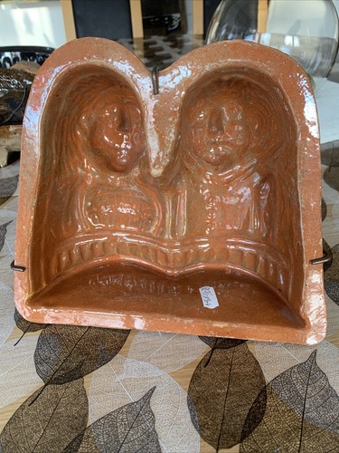 Ancien moule terre - moule, cuite