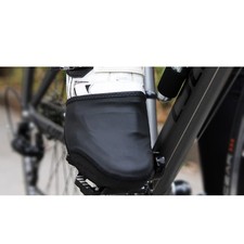 Couvre-chaussures de vélo coupe-vent noir pour cyclisme dans des conditions fro