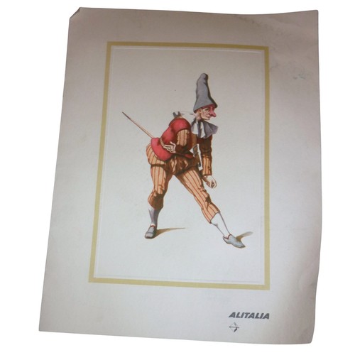 Vintage alitalia airlines - vintage,