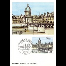 Carte maximum v2 - n° 1994 - Tableau de Bernard Buffet - 4/2/1978 Paris