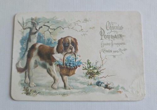 Chromo chocolat poulain - poulain, carte