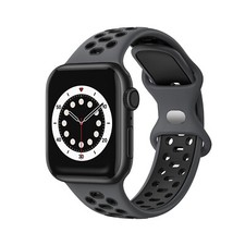 MMOBIEL Bracelet de Sport Compatible avec Apple Watch Band 42mm 44mm - Noir
