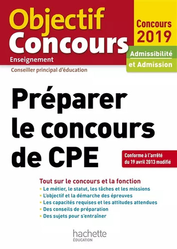 Préparer concours cpe - le, de