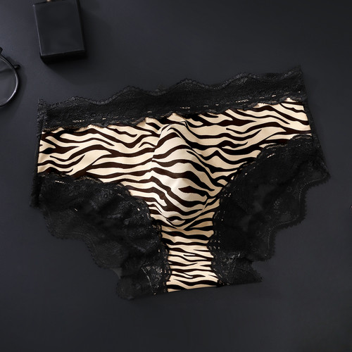 Slip homme soie glacée - , motif