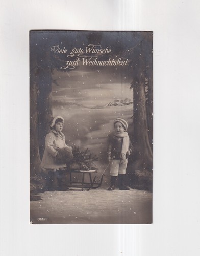 F3942 carte postale noel - postale,