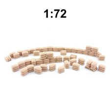 Lot 50 piles Sacs de Sable , 1/72 miniature décor maquette avion base militaire