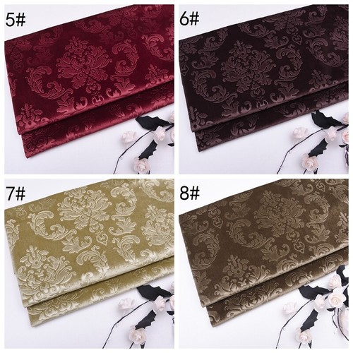 Tissu velours relief - tissu, en