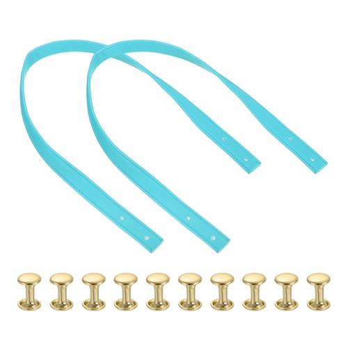 2pcs sangle courte cuir pu - courte,