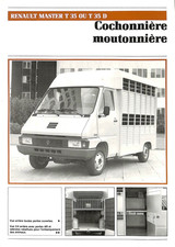 RENAULT MASTER 35 / COCHONNIERE MOUTONNIERE / HEULIEZ AUGEREAU BROU  (28) FICHE