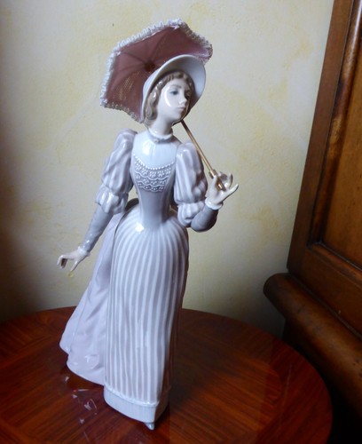 Lladro lady ombrelle - à, l’ombrelle