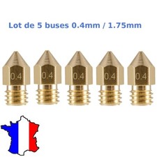 5x Buse MK8 0.4 mm / 1.75mm