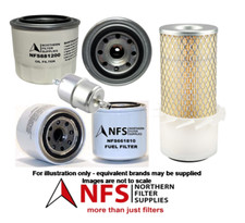 Nfs Filtre Kit Pour Kubota KH31, KH35
