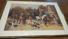 Ancien cadre  Chromo SCENE DE