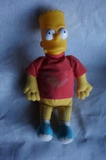 Simpsons Vintage 1997 Peluche tete dure Bart ht 33 cm
