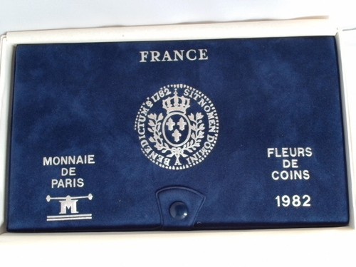 Coffret francs fleur coins - francs,