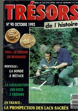 TRESORS DE L'HISTOIRE N°90 1992  detecteur detection treasure hunting 