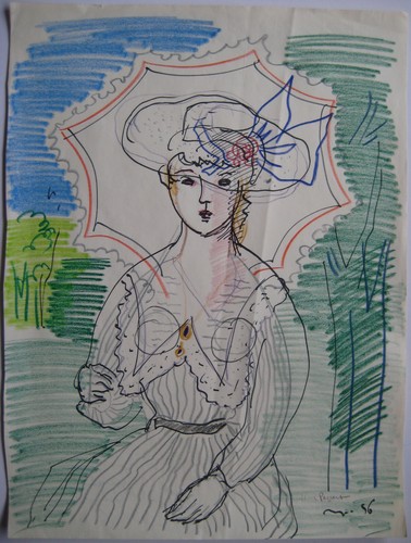 Papart max dessin encre - papart,
