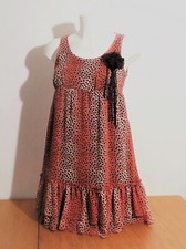 ? Robe/ Tunique "Panthère" Rouge Beige Noir sans manches- Neuf- A Part Ca