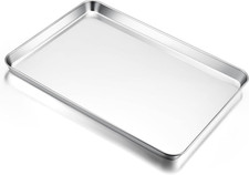 Stainless Steel Baking Sheet 20"x14" - Non-Toxic, Dishwasher Safe, Rust Free