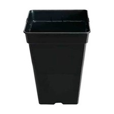 Pot carré noir de culture