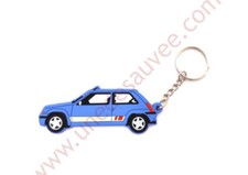 PORTE-CLÉ RENAULT SUPER 5 GT TURBO PHASE 2 BLEU LUMIERE