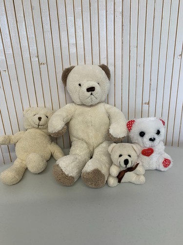 Lot peluches ours - ours, beige