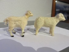 Santon moutons floqué et