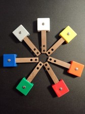 1x Cible 3D Carrée Opaque