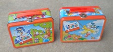 lot 2 ancienne petite  boite valisette  métal kinder