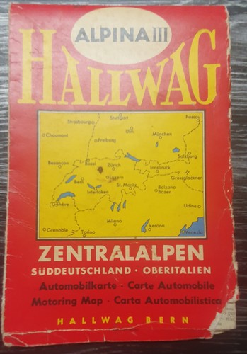 Carte routiere hallwag - carte,